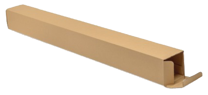 Długie opakowanie kartonowe na wydruki wielkoformatowe Drukarnia DGprint.pl